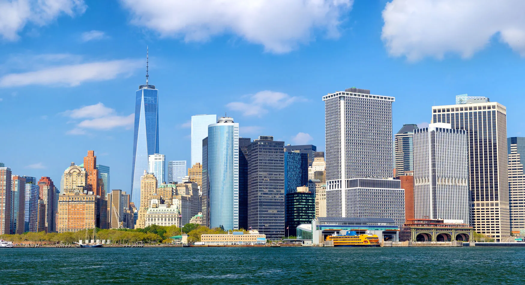 New York City skyline.