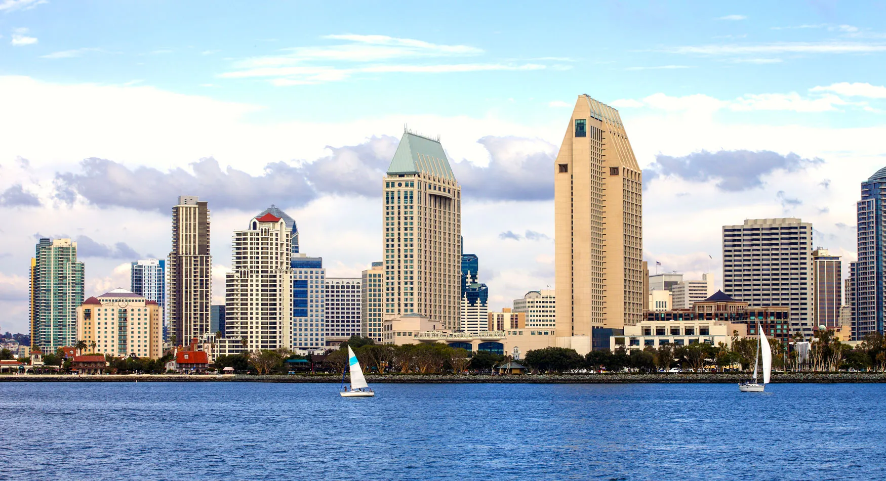 San Diego coastline.
